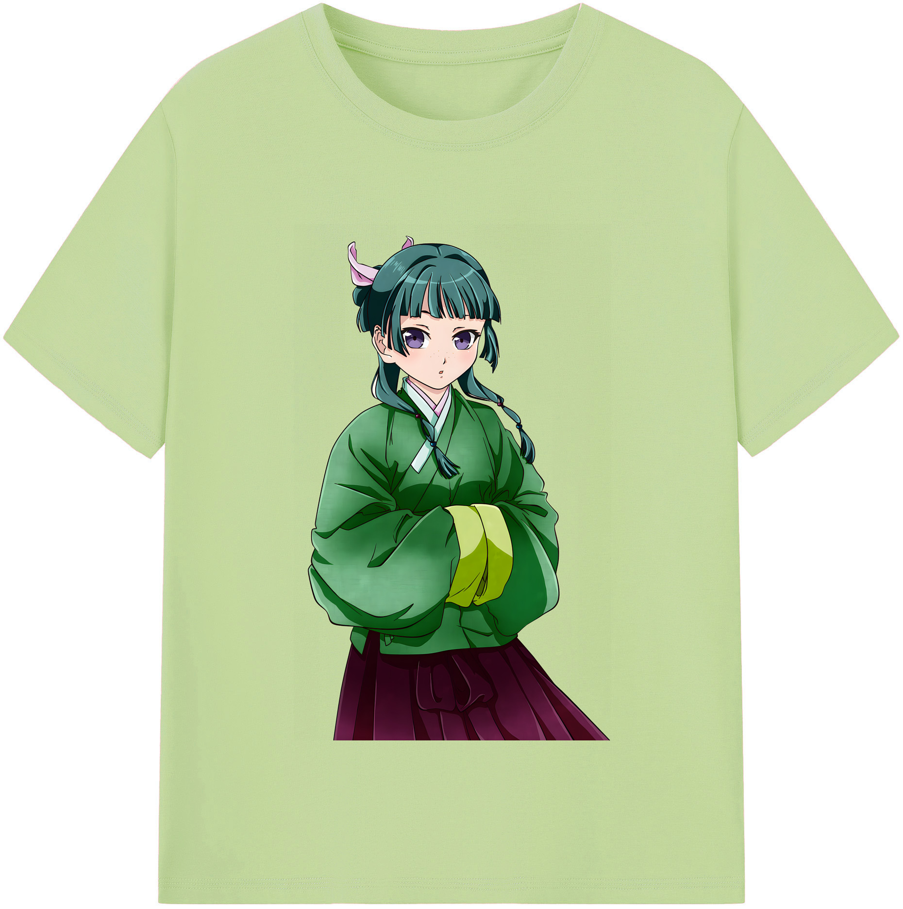 （画像用） 薬屋のひとりごと The Apothecary Diaries 綿100％半袖Tシャツ（フロントプリント）